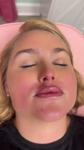 Permanent makeup work by Kiss & Tell Studio by Tatted Beauty in Muscle Shoals, AL