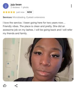 Permanent makeup work by Laveese Brow Couture LLC in College Park, GA
