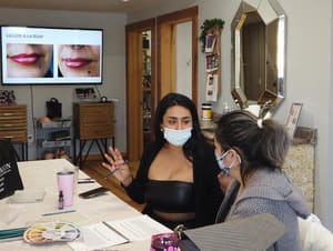 Permanent makeup work by Levics Salon in Milwaukee, WI