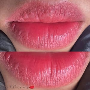 Permanent makeup work by LinhLe Brows&Lips in Westminster, CA