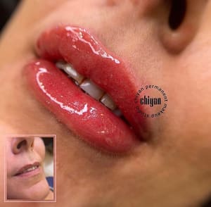 Permanent makeup work by Lip Blush by Chiyan Studio in Scottsdale, AZ