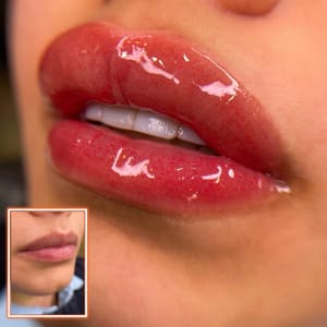 Permanent makeup work by Lip Blush by Chiyan Studio in Scottsdale, AZ