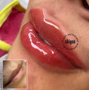 Permanent makeup work by Lip Blush by Chiyan Studio in Scottsdale, AZ