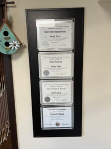 Permanent makeup work by Mandy Rae's Eyebrow Studio in Rock Falls, IL