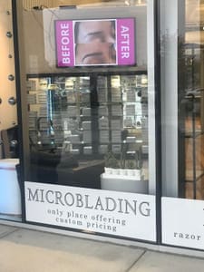 Permanent makeup work by Microblading And Brow Lounge in Castleton, IN