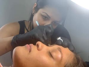 Permanent makeup work by Microblading eyebrow by Priscilla JG in Hardeeville, SC