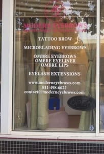 Permanent makeup work by Modern Eyebrows in Watsonville, CA
