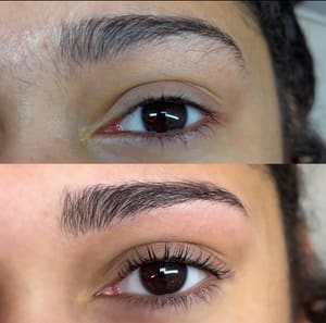 Permanent makeup work by Morgan’s Beauty Collective in Flint, MI