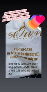 Permanent makeup work by My Own Beauty Academy in Sandy Springs, GA
