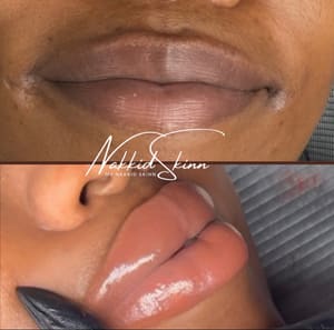 Permanent makeup work by Nakkid Skinn Studio in Marietta, GA
