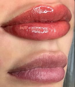Permanent makeup work by New South Brows in Richmond Hill, GA