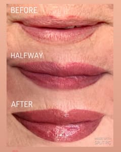 Permanent makeup work by POPINK in Chino, CA