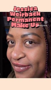 Permanent makeup work by Poppycock Tattoo & Piercing in Wilmington, DE