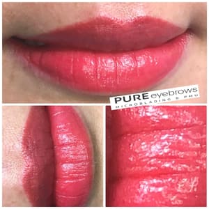 Permanent makeup work by Pure Eyebrows in Houston, TX