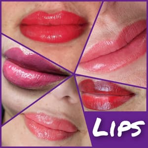 Permanent makeup work by Raging Rose Beauty in Eatontown, NJ