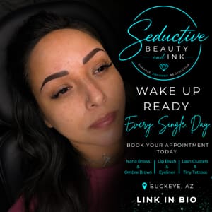 Permanent makeup work by Seductive Beauty & Ink in Surprise, AZ