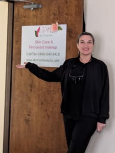 Permanent makeup work by Skin Care by Taylor in Bartonsville, PA
