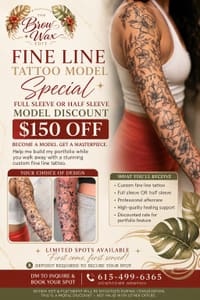 Permanent makeup work by The Brow + Wax Edit - Memphis Brazilian Waxing in Memphis, TN