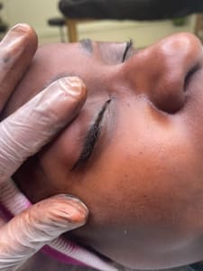 Permanent makeup work by The Mane Exchange Beauty Studio in Baltimore, MD
