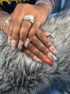 Permanent makeup work by Tropical Nails Salon in Covington, GA