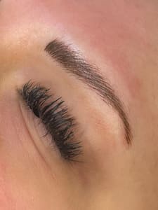 Permanent makeup work by Velvet Ink Studio in Waynesville, NC