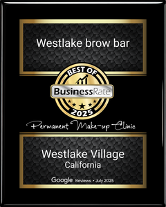 Permanent makeup work by Westlake brow bar in Westlake Village, CA