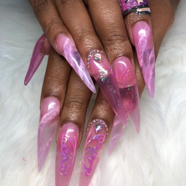 Glamour Nail Bar - permanent makeup work in Bay City, TX
