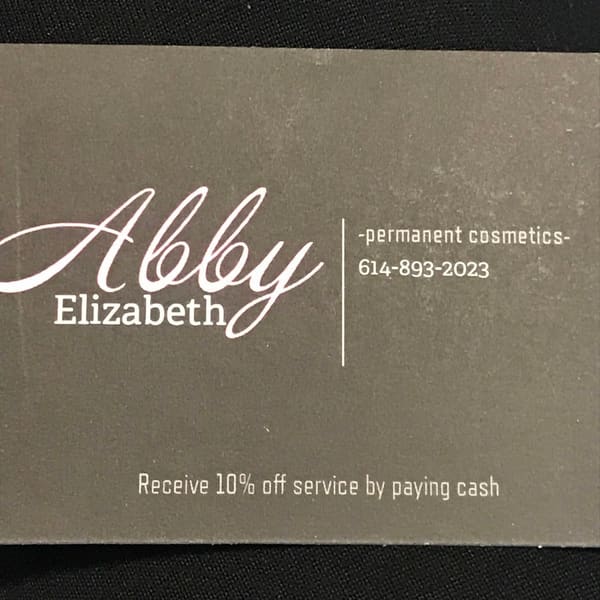 Abby Elizabeth Cosmetics - permanent makeup work in Worthington, OH