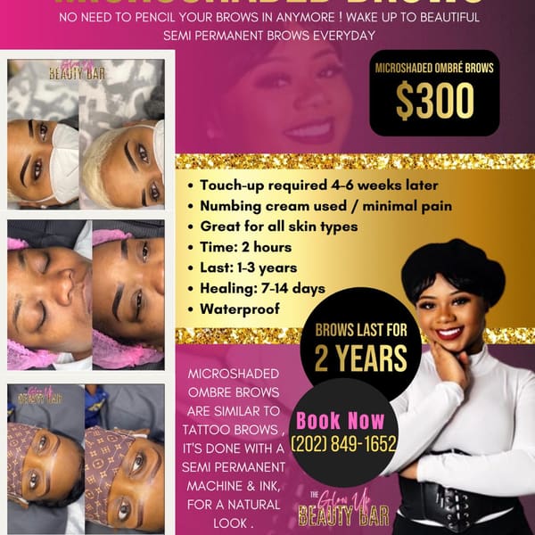 The Glow Up Beauty Bar - permanent makeup work in Marlow Heights, MD