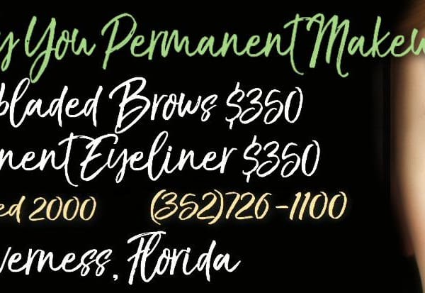 Absolutely You Permanent Makeup - 25 years in Inverness Florida - permanent makeup work in Inverness, FL