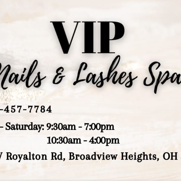 VIP Nails & Lashes Spa – Nail Salon in Broadview Heights, OH - permanent makeup work in Broadview Heights, OH