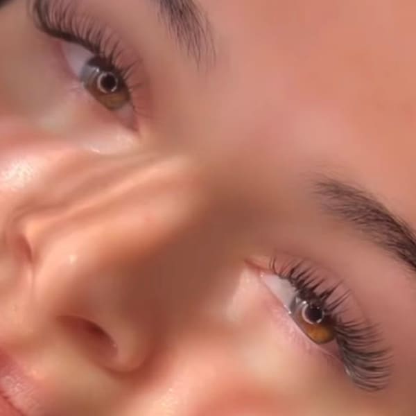 Pink lounge lashes - permanent makeup in Louisville, KY