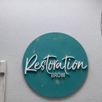 Restoration Brow - permanent makeup work