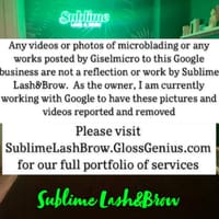 Sublime Lash & Brow - permanent makeup work
