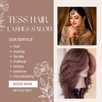 Tess Hair & Lashes(brow,Facial,waxing,makeup)inside phenix salon suite - permanent makeup work