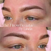 The Brow Beasta - Ombre Brows Microblading - permanent makeup work