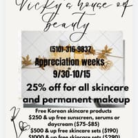 Vicky's House of Beauty - permanent makeup work